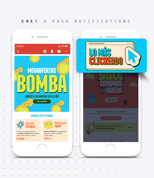 Hot Sale | Portfolio - Email Marketing y Push